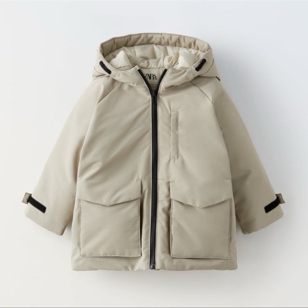 Zara Kids Lightweight Water Repellent Quilted Parka 5-6y NWT - Picture 1 of 6